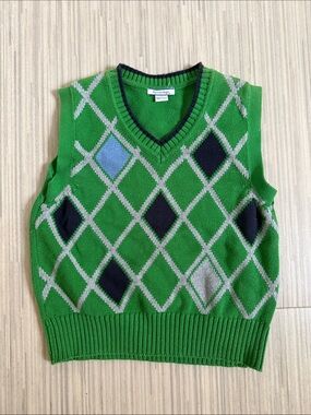Like new Hartstrings size 7 argyle sweater vest